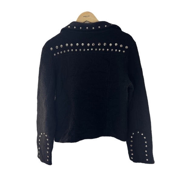 Phosphorus Wool Studded Moto Jacket - Picture 2 of 12